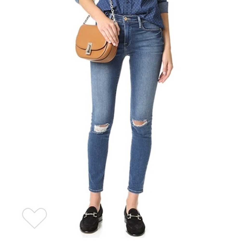 FRAME Le High Skinny Mission Canyon Wash